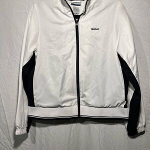 Reebok White and Black Sports Jacket